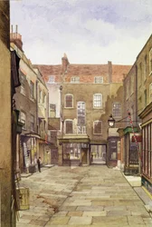 革の売り手の建物、ロンドンの壁